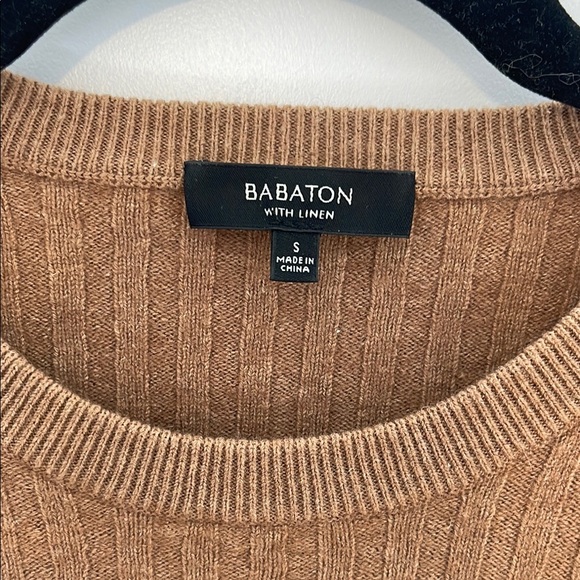 Babaton Tan Ribbed Knit Sweater - Picture 3 of 7